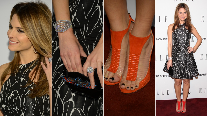 Illustration for article titled Flirty Frocks and Hideous Hose at the Elle Women in Television Celebration